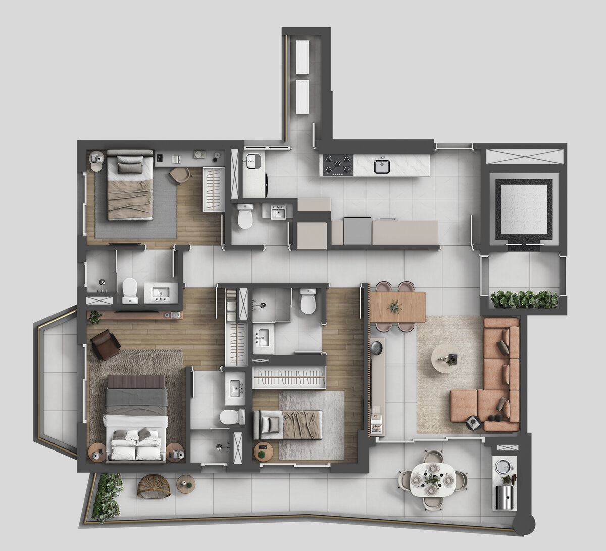 Planta tipo 1